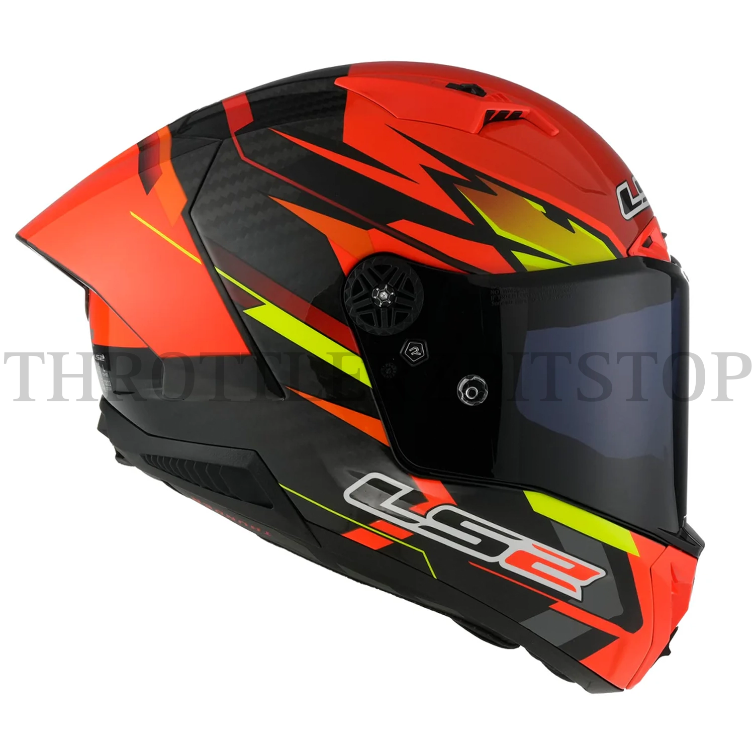 LS2 FF805 THUNDER C GP AERO FIRE RED BLACK - 06 - Image 3