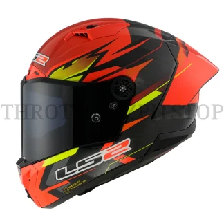 LS2 FF805 THUNDER C GP AERO FIRE RED BLACK - 06