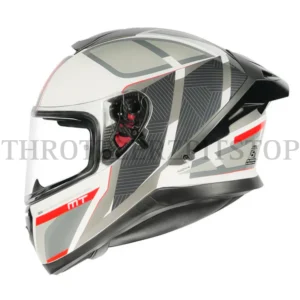 MT THUNDER 3 SV PRO NOVA A2 HELEMT -GLOSS WHITE RED : L