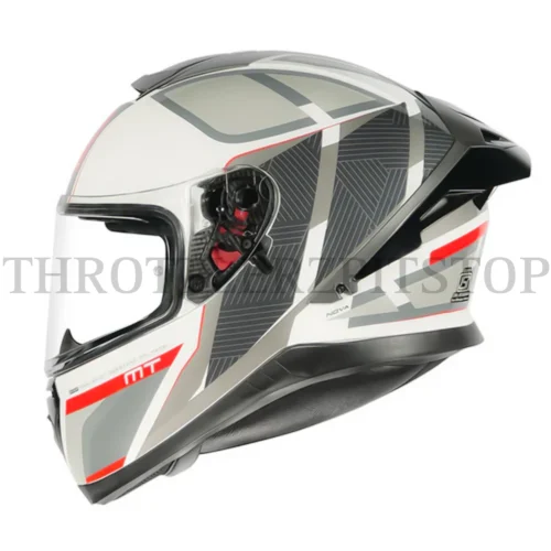 MT THUNDER 3 SV PRO NOVA A2 HELEMT -GLOSS WHITE RED : L
