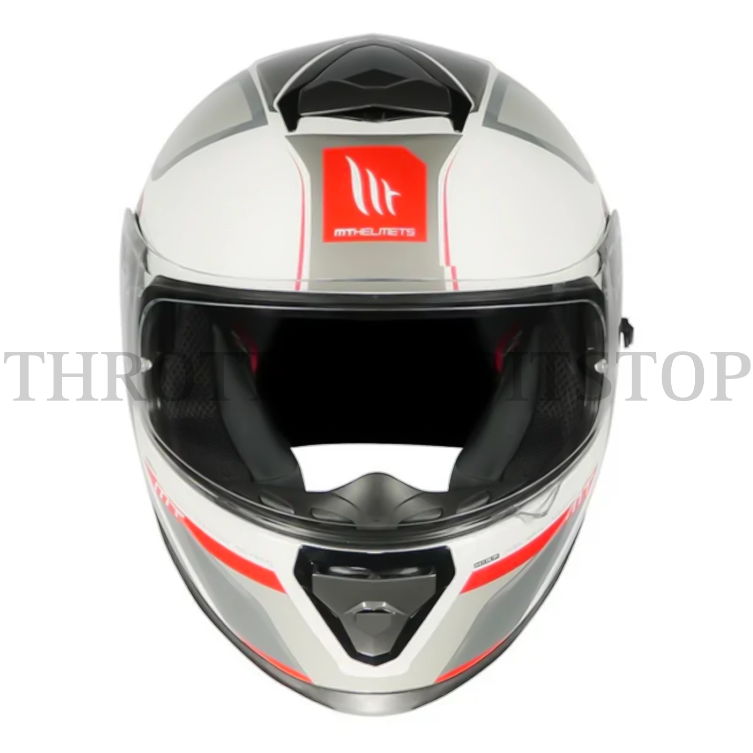 MT THUNDER 3 SV PRO NOVA A2 HELEMT -GLOSS WHITE RED : L - Image 2