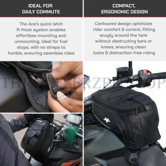 VIATERRA ACE UNIVERSAL /V3 TANK BAG (BLK)