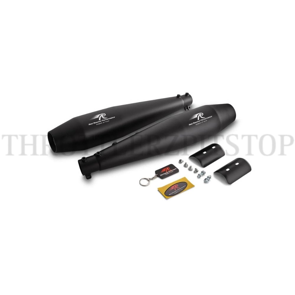 RED ROOSTER STELLAR INTERCEPTOR/GT650 EXHAUST BLACK 211B