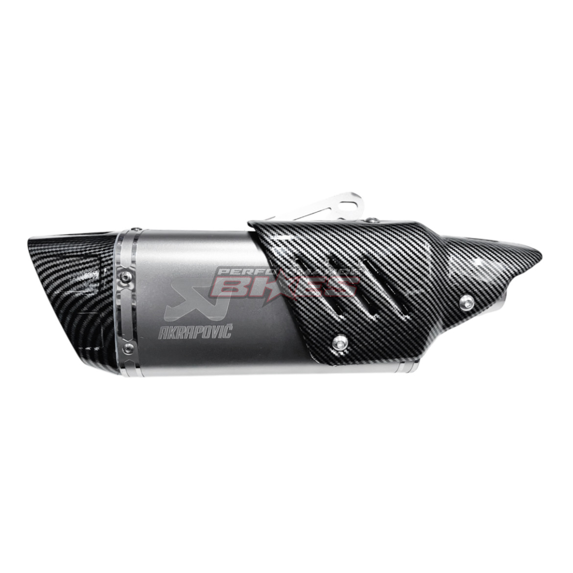AKROPOVIC SILVER W/DB CARBON