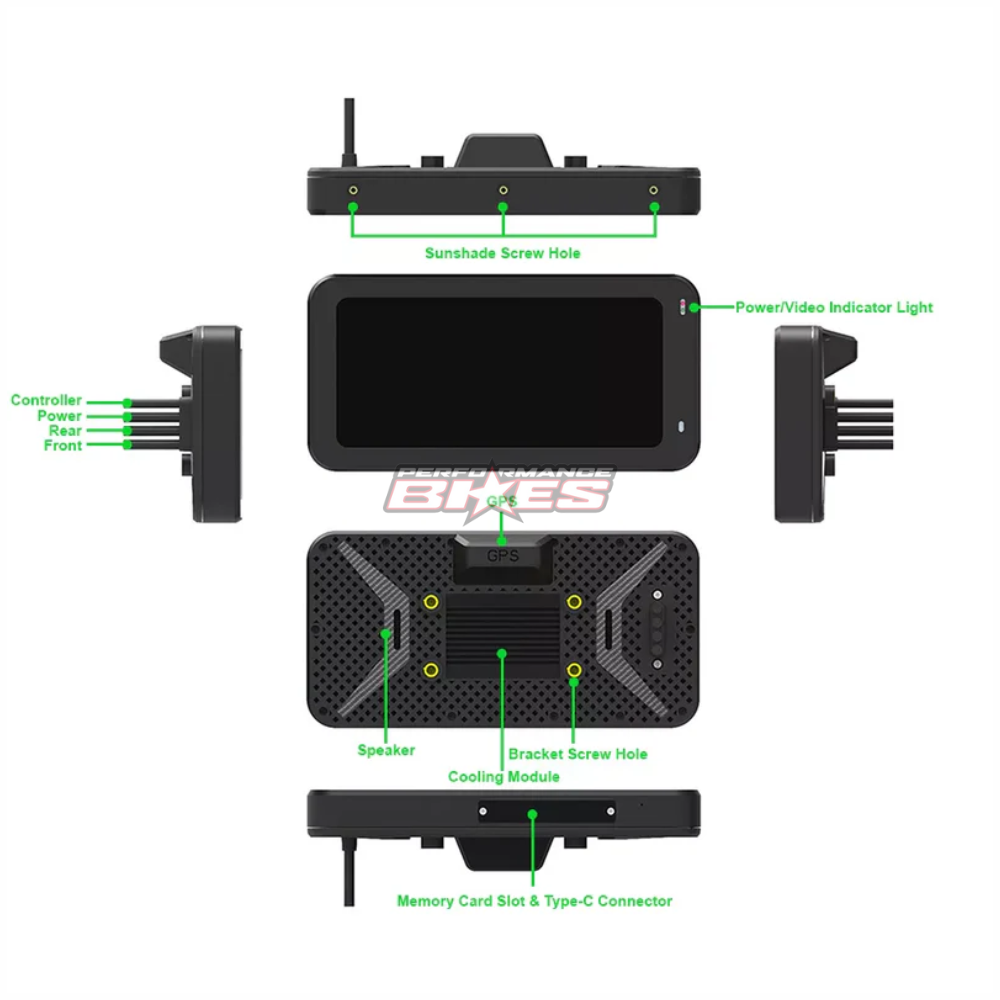 AOOCCI C6 PRO ACTION CAMERA WITH DISPLAY - Image 5