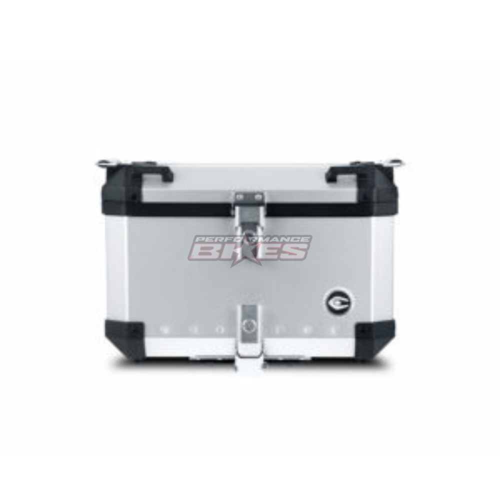 COOCASE 45L ALUMINIUM TOP PANNIERS SILVER