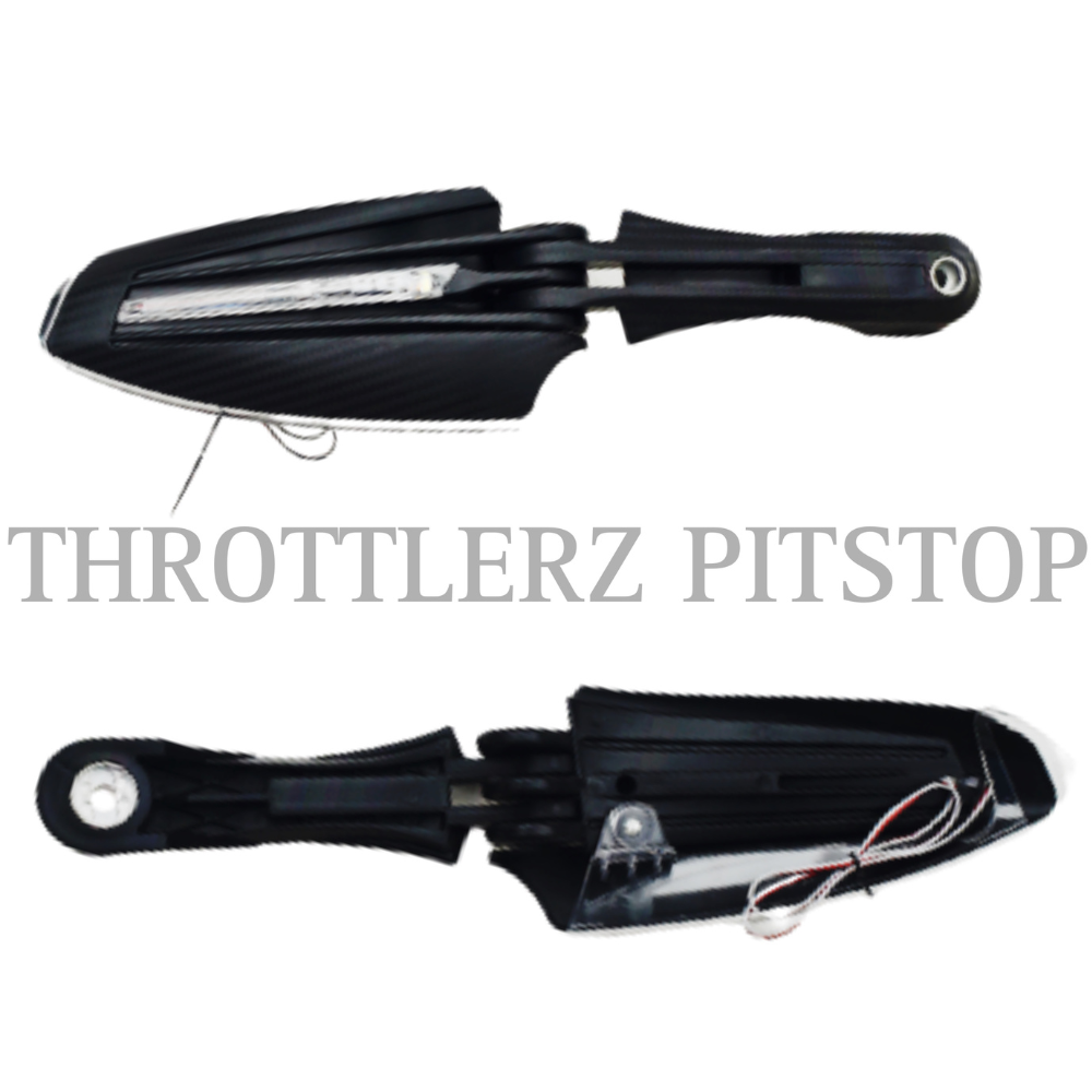 HANDGUARD W/LIGHT FOLDABLE (BLK)
