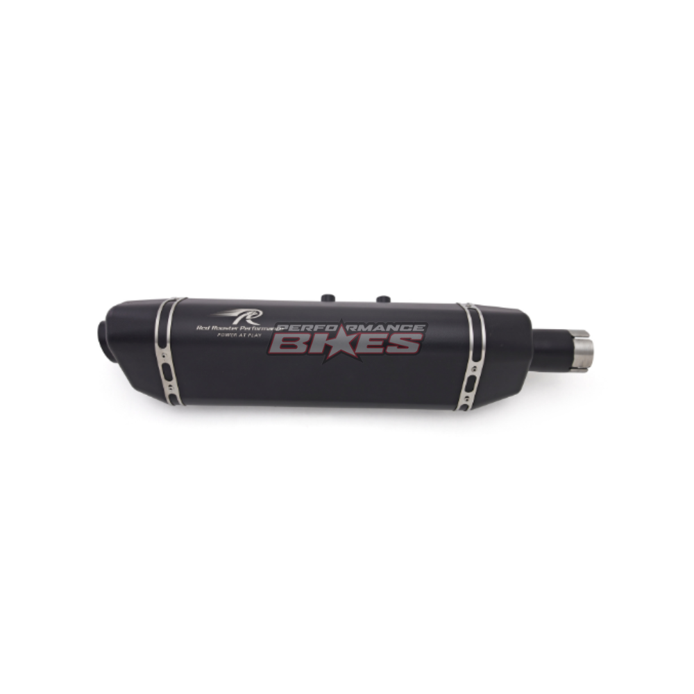 HIMALAYAN 411 RED ROOSTER EXHAUST :MATT BLACK