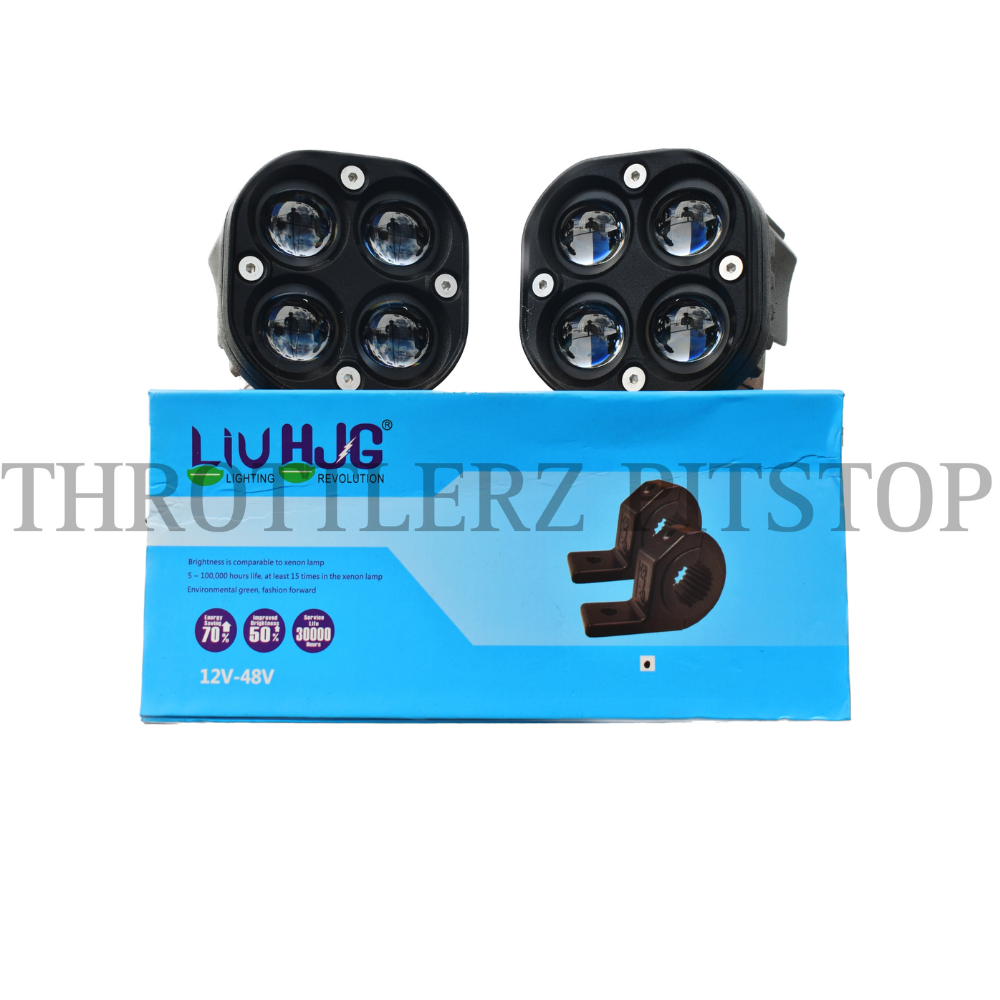 HJG FOG LAMP 4/4 DUAL LIGHT W/CLAMP