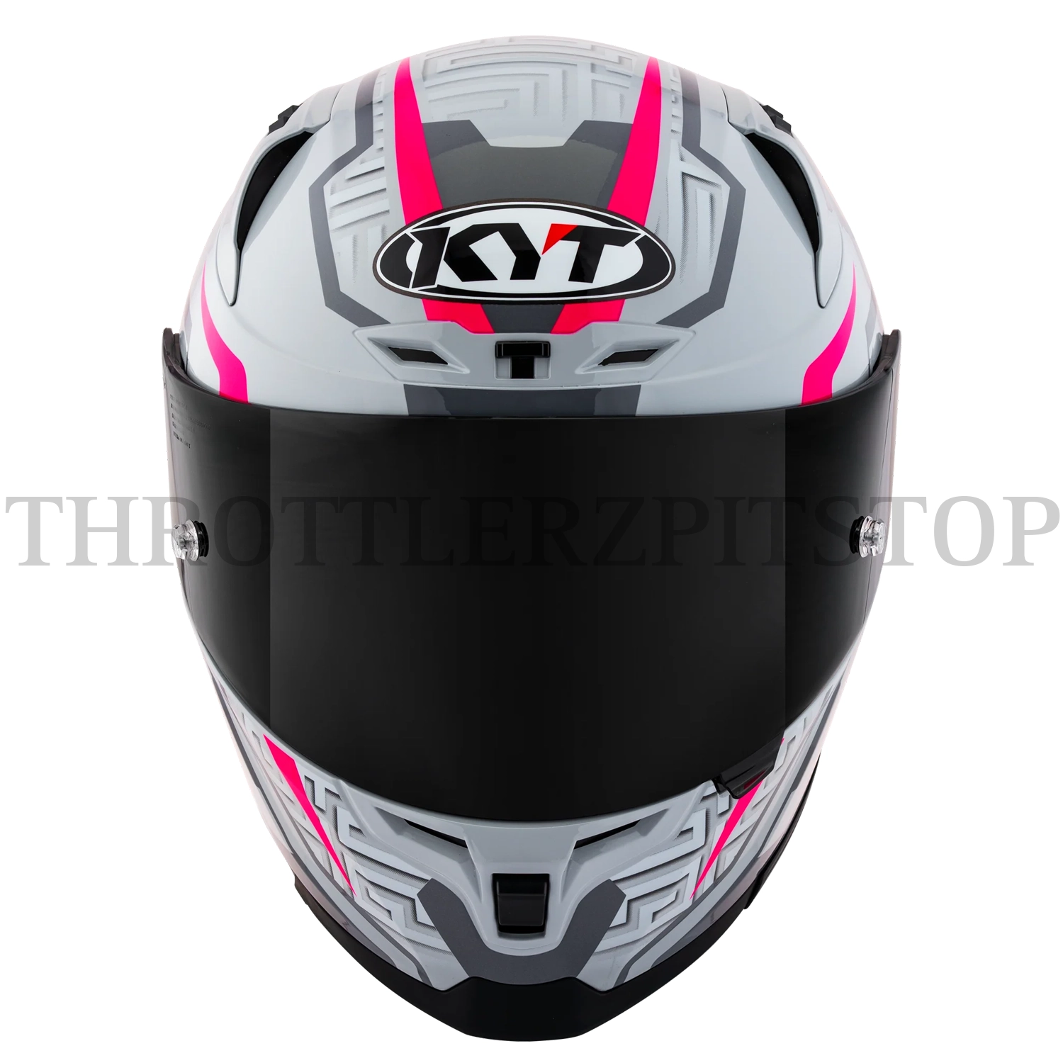 KYT STRIKER #02 ASPHALT GREY/FUXIA - Image 2