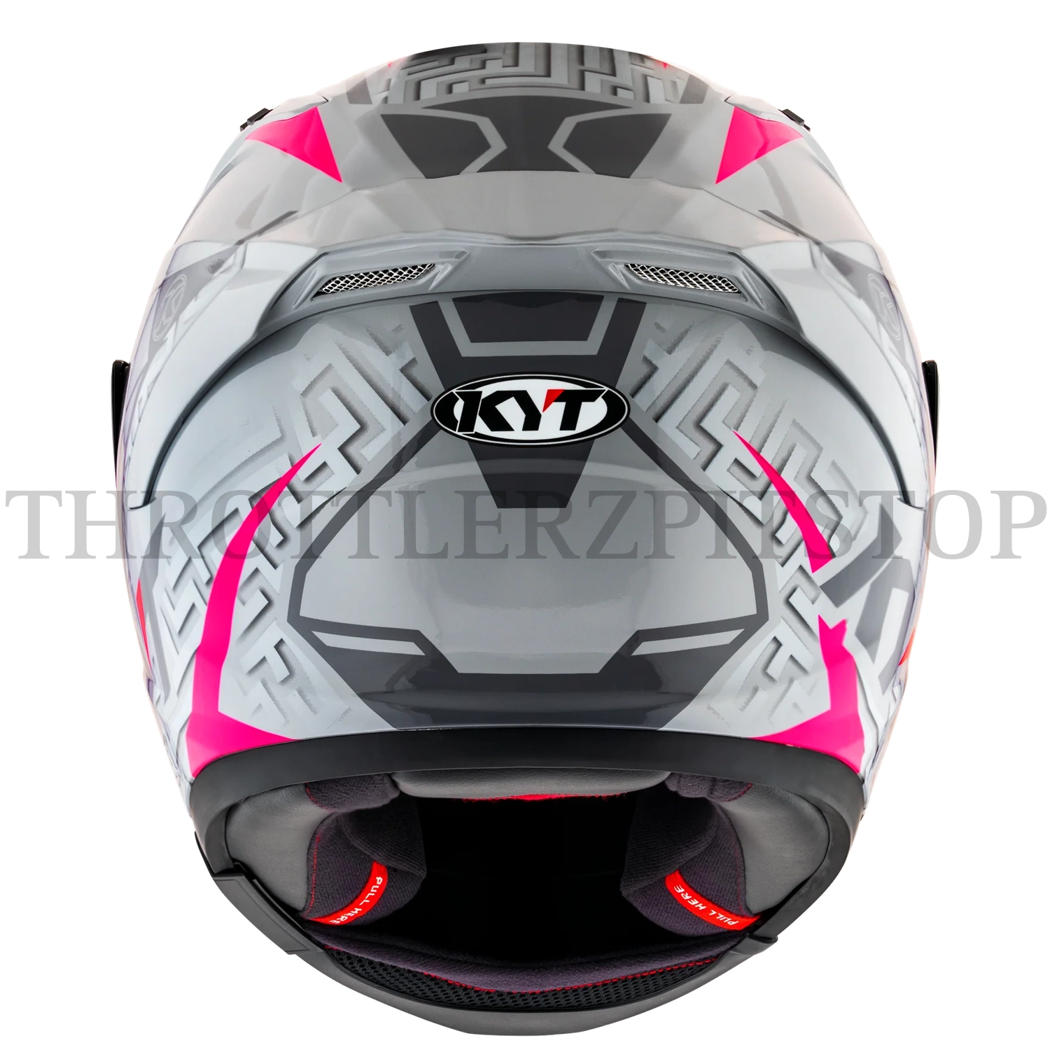 KYT STRIKER #02 ASPHALT GREY/FUXIA - Image 4