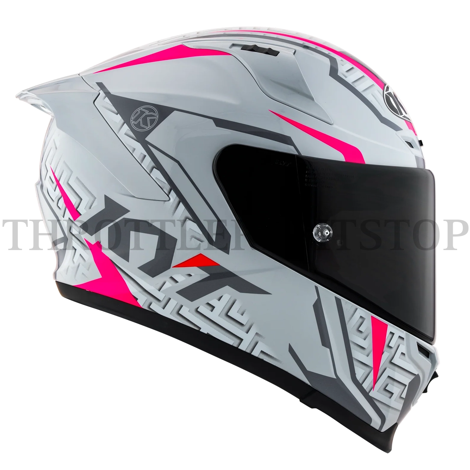 KYT STRIKER #02 ASPHALT GREY/FUXIA - Image 3