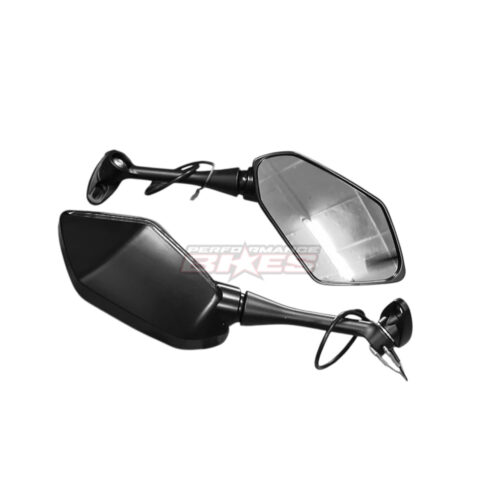 MIRROR W/INDICATOR- DOUBLE : BLACK TYPE 2