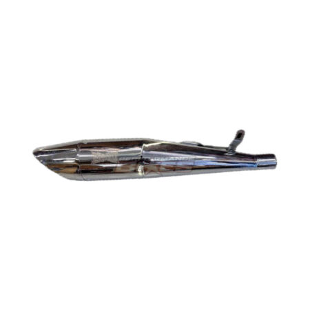 MOTO TORQUE DOLPHIN EXHAUST :CHROME