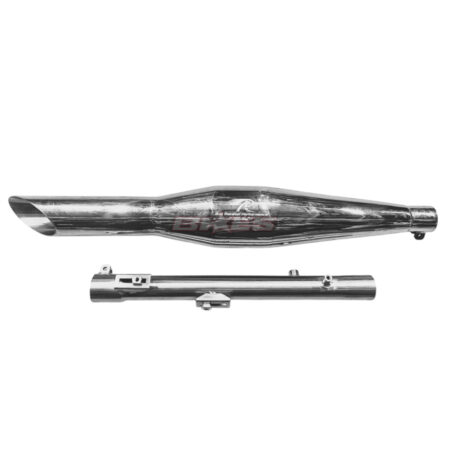 RED ROOSTER RUMBLER ACE CLASSIC/REBORN/METEOR 350 EXHAUST: POLISH