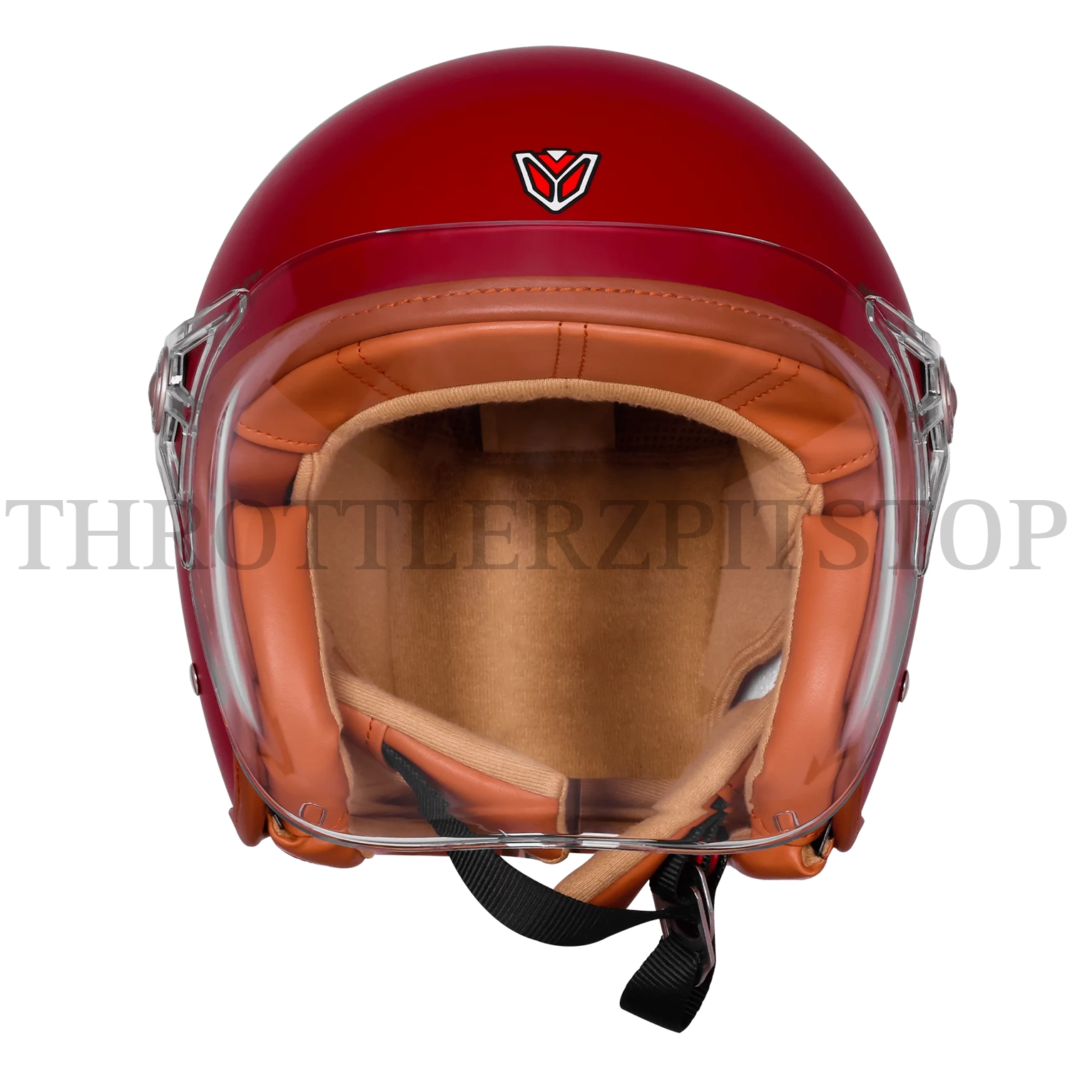 STEELBIRD IGNYTE 58 PLAIN : CHERRY RED - Image 2