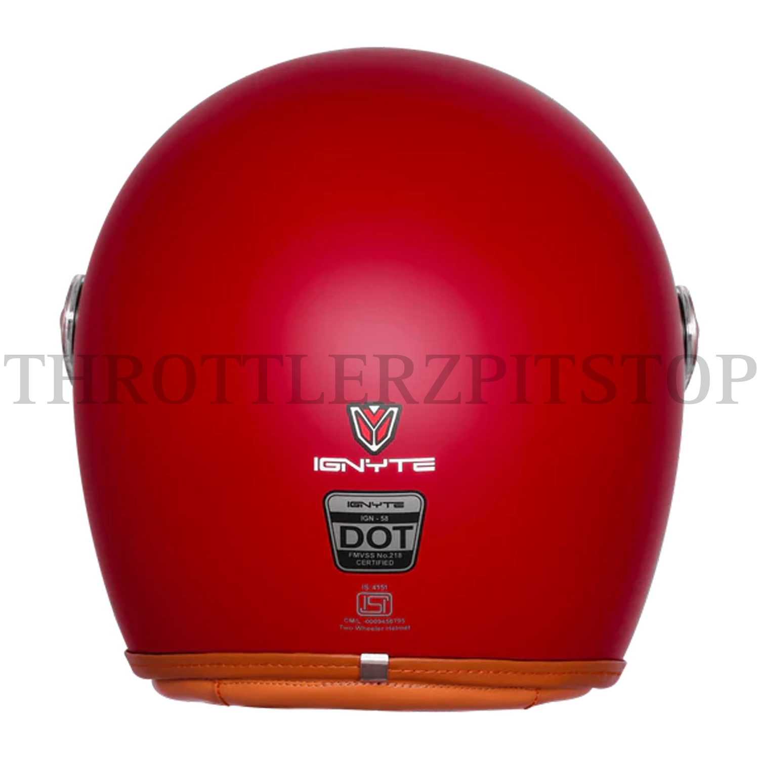 STEELBIRD IGNYTE 58 PLAIN : CHERRY RED - Image 3