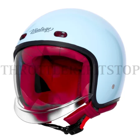 STEELBIRD VINTAGE 5.0 SBH 67 : SEA BLUE (GLOSSY)