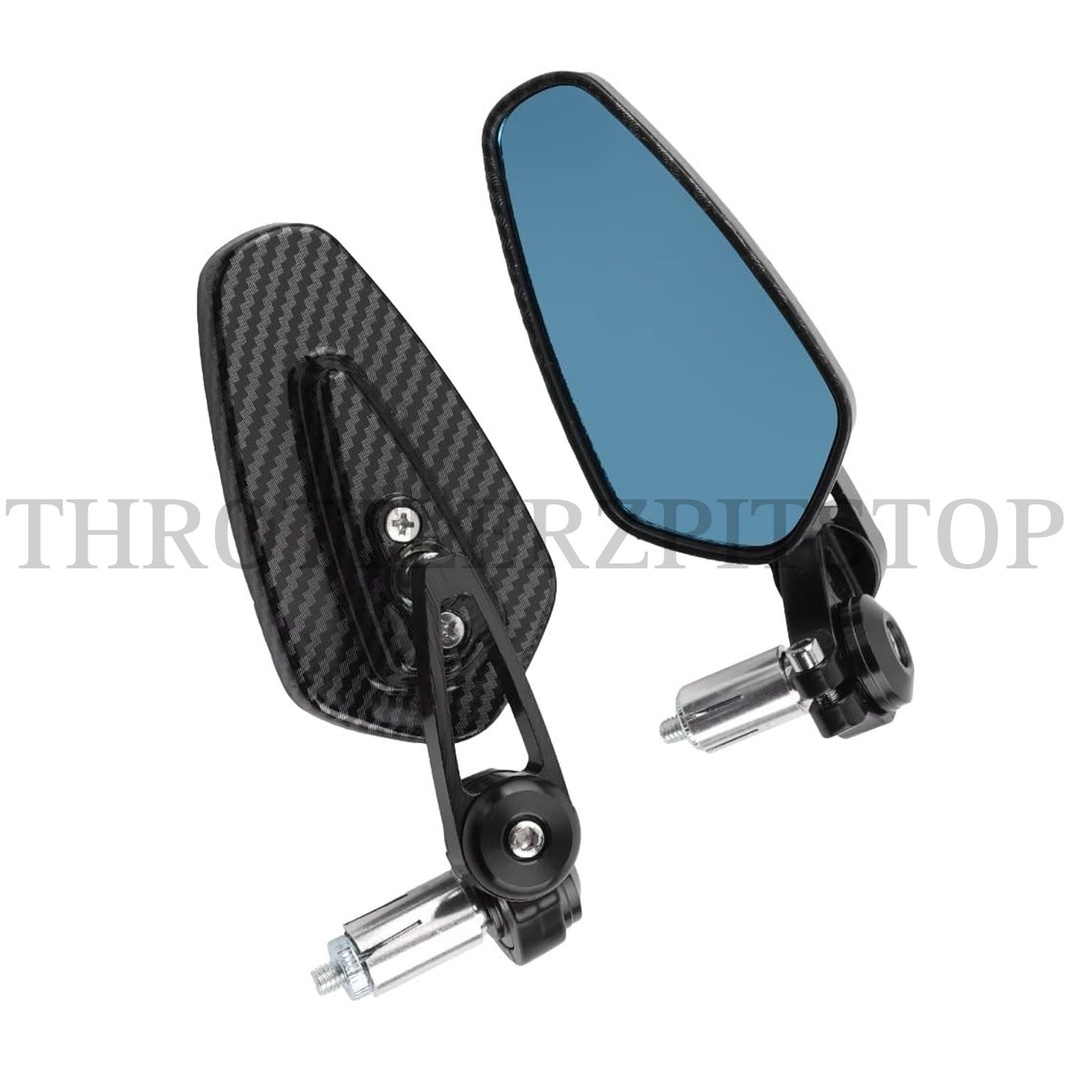 BAR END CARBON MIRROR : PENTAGON