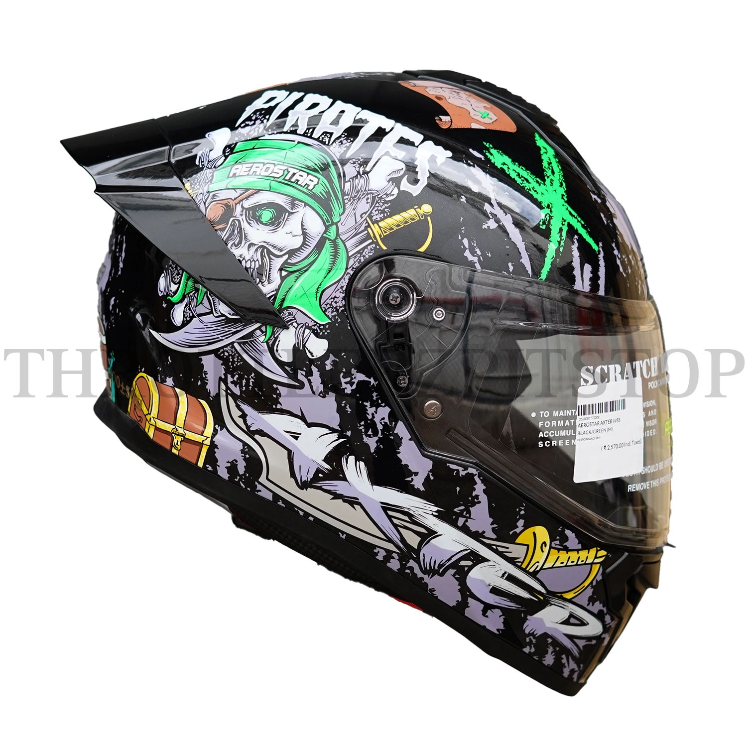 AEROSTAR AXTER WSS BLACK/GREEN - Image 3