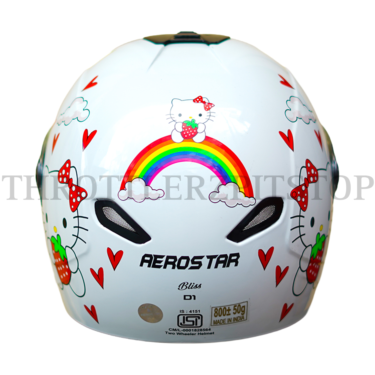 AEROSTAR BLISS KIDS D1 : WHITE / RED - Image 4