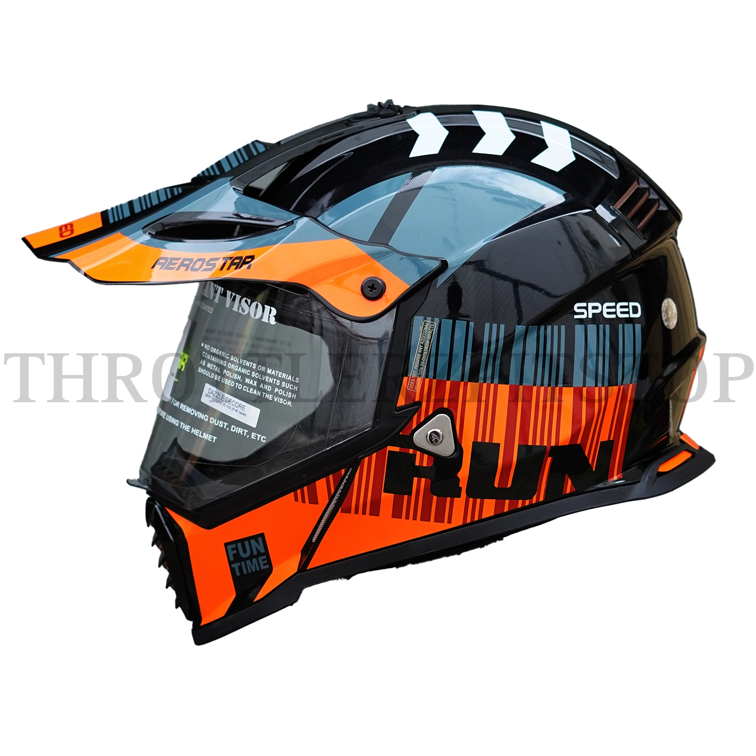 AEROSTAR DAZZLE : BLACK/ORANGE