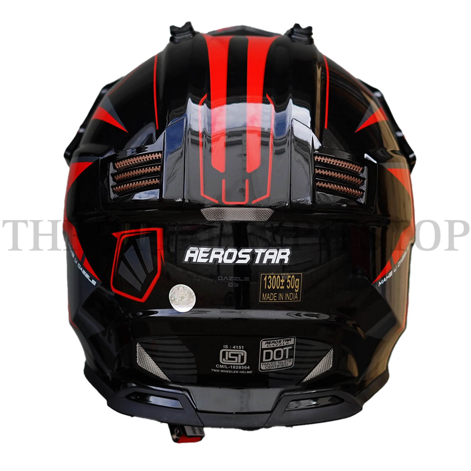 AEROSTAR DAZZLE : BLACK/RED - Image 4