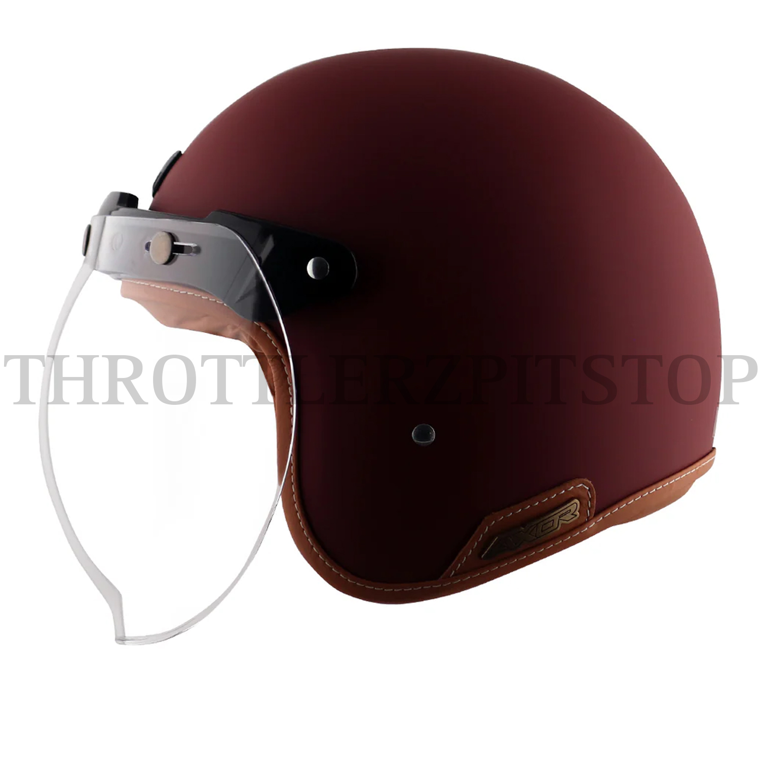AXOR RETRO JET LEATHER :DULL CHESTNUT RED - Image 3