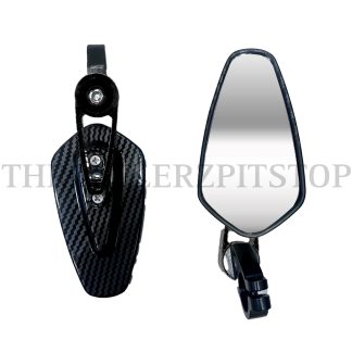 BAR END ADJ CARBON MIRROR - PENTAGON