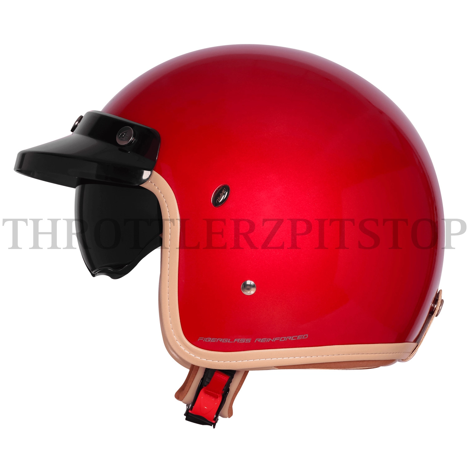 STEELBIRD VINTAGE 2.0 ISS 68 : CHERRY RED - Image 3