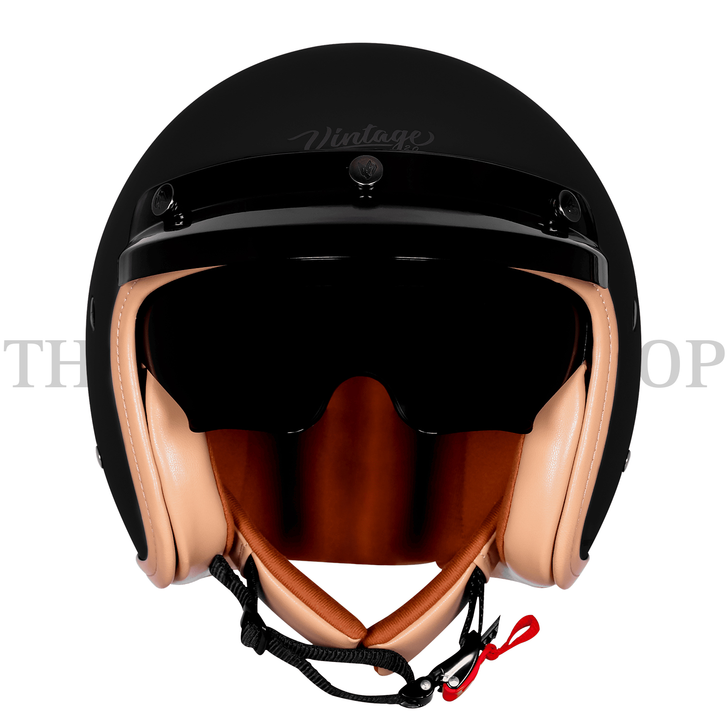 STEELBIRD VINTAGE 2.0 ISS 68 : MATT BLACK - Image 2