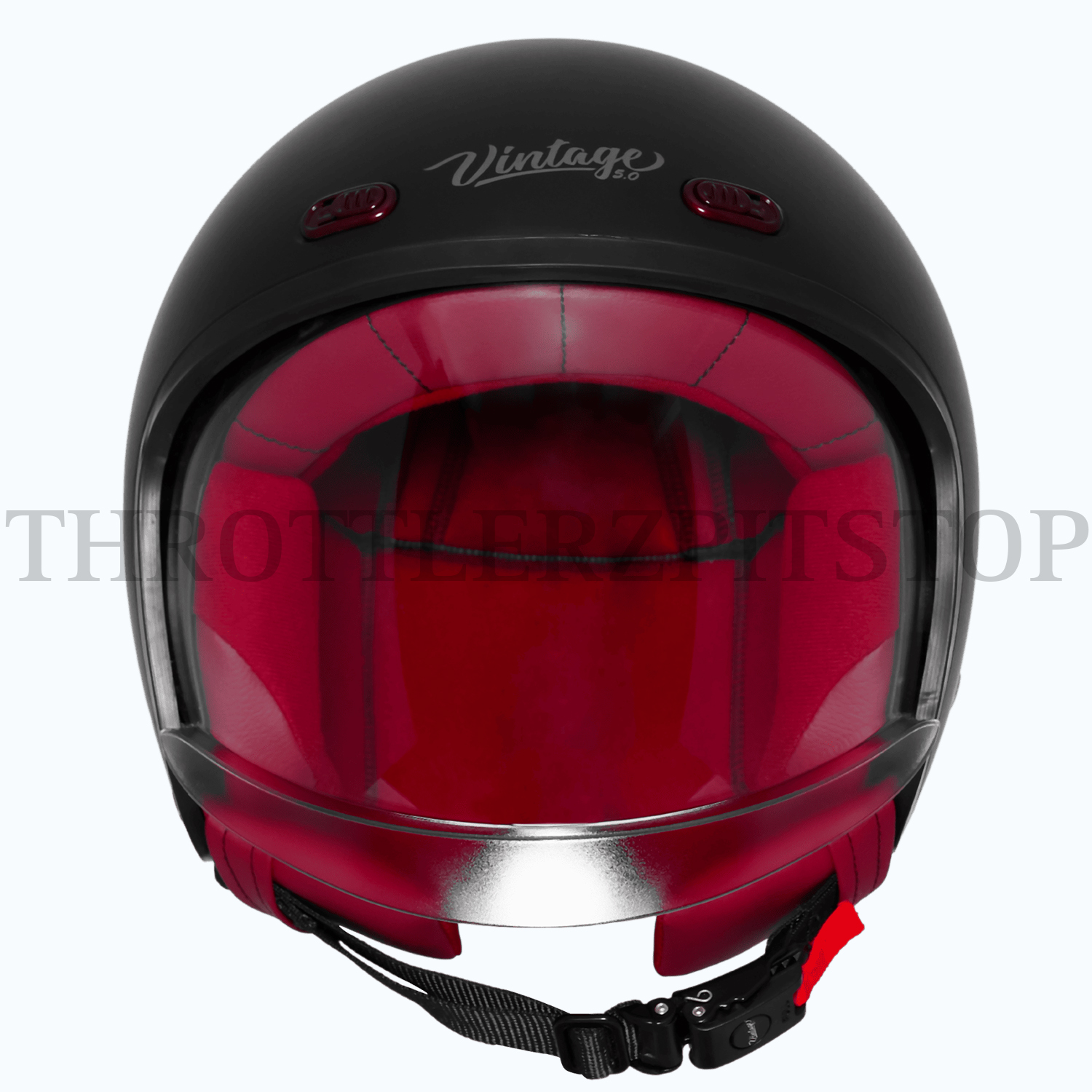 STEELBIRD VINTAGE 5.0 SBH 67 : BLACK (GLOSSY) - Image 2