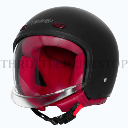 STEELBIRD VINTAGE 5.0 SBH 67 : BLACK (GLOSSY)