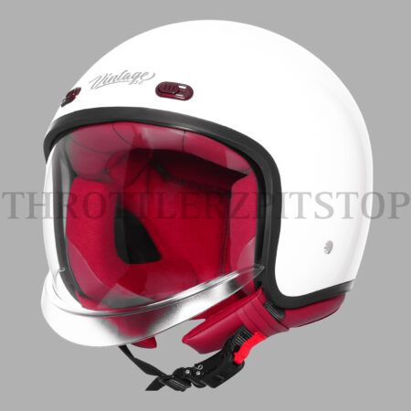 STEELBIRD VINTAGE 5.0 SBH 67 : WHITE (GLOSSY)