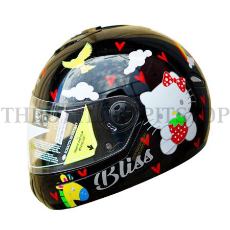 AEROSTAR BLISS KIDS D1 : BLACK W/ WHITE