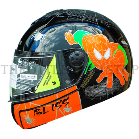 AEROSTAR BLISS KIDS D2 SPIDER MAN : BLACK W/ORANGE