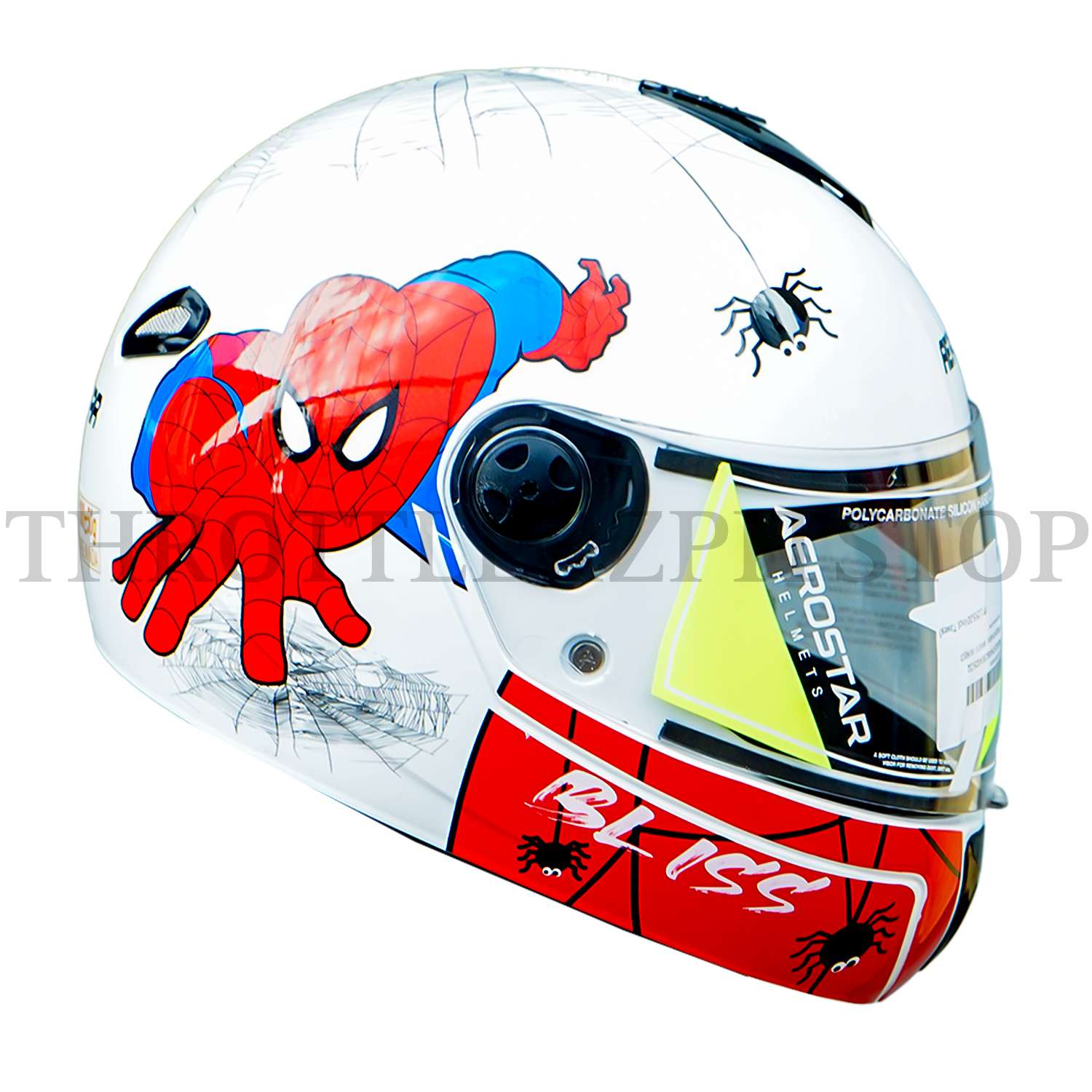 AEROSTAR BLISS KIDS D2 SPIDER MAN : WHITE W/RED - Image 3