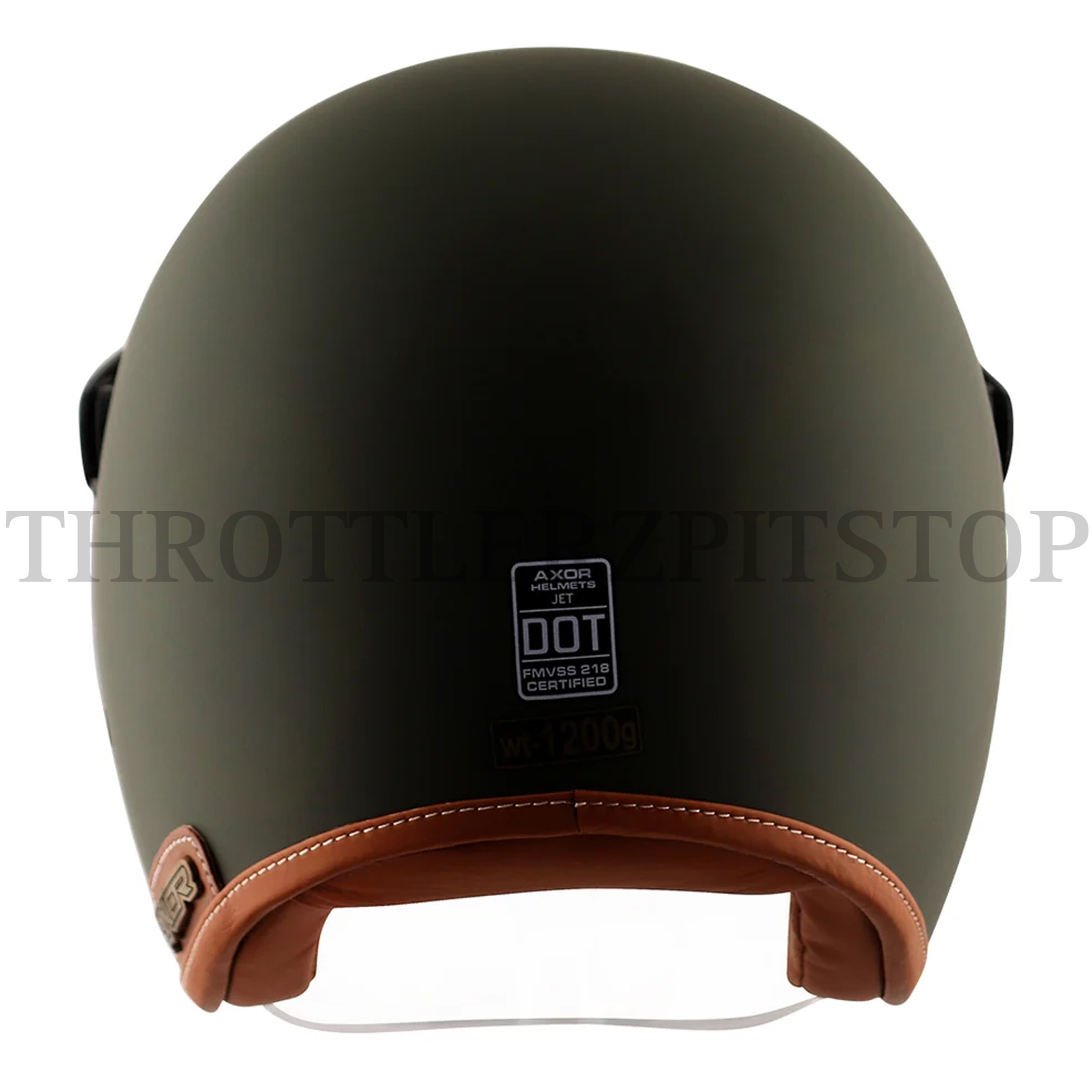 AXOR RETRO JET LEATHER : DULL BOTTLE GREEN - Image 4