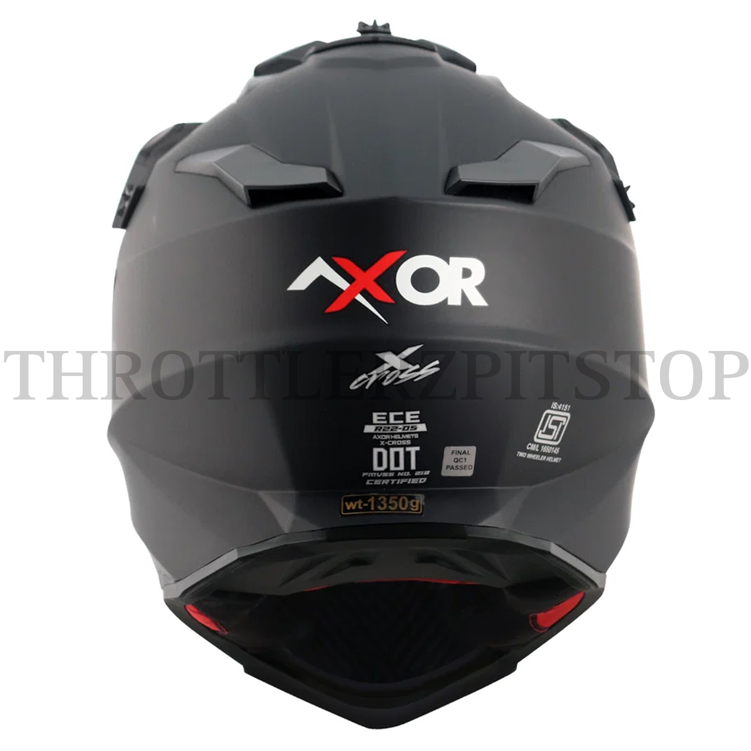AXOR X-CROSS SINGLE COLOUR : DULL BLACK / RED - Image 4