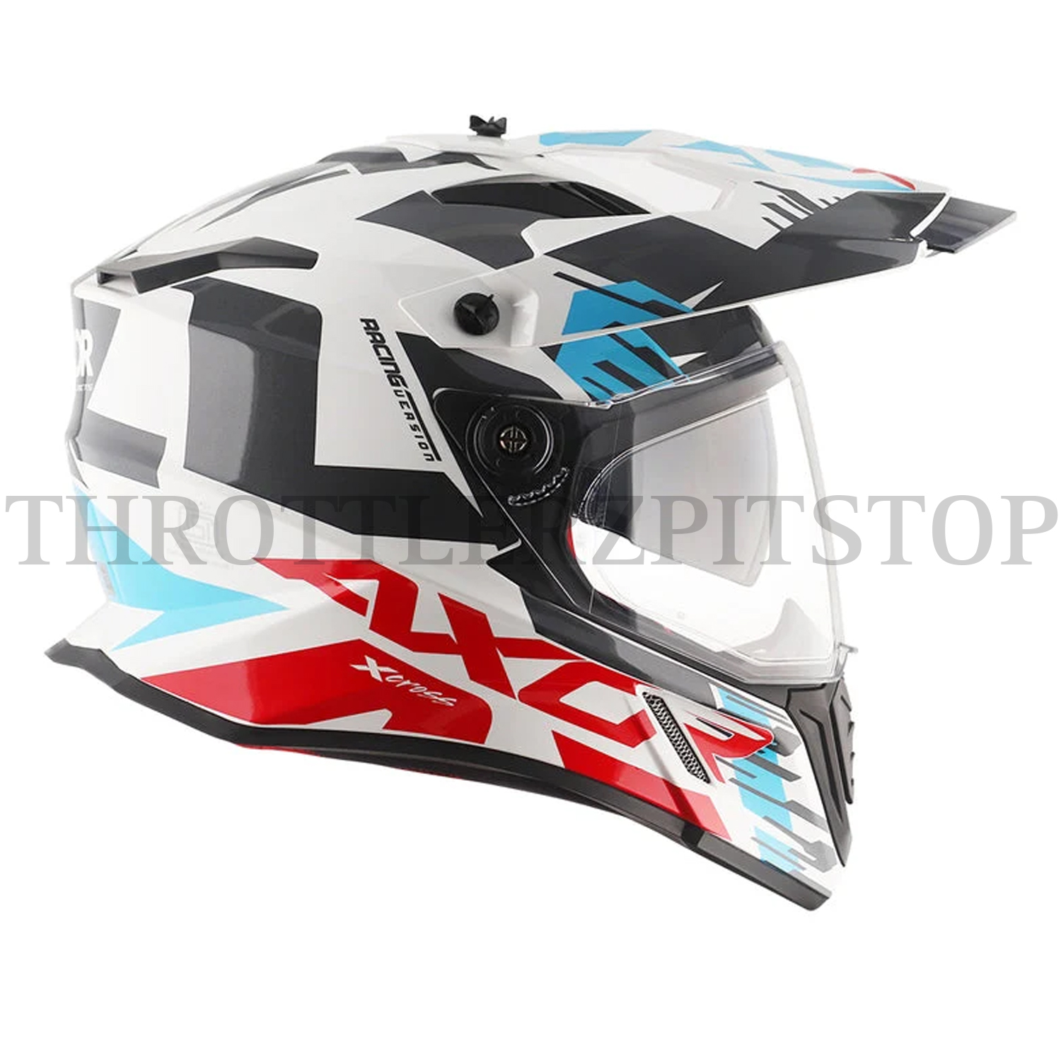 AXOR X-CROSS X1DUAL VISOR : WHITE/RED - Image 3