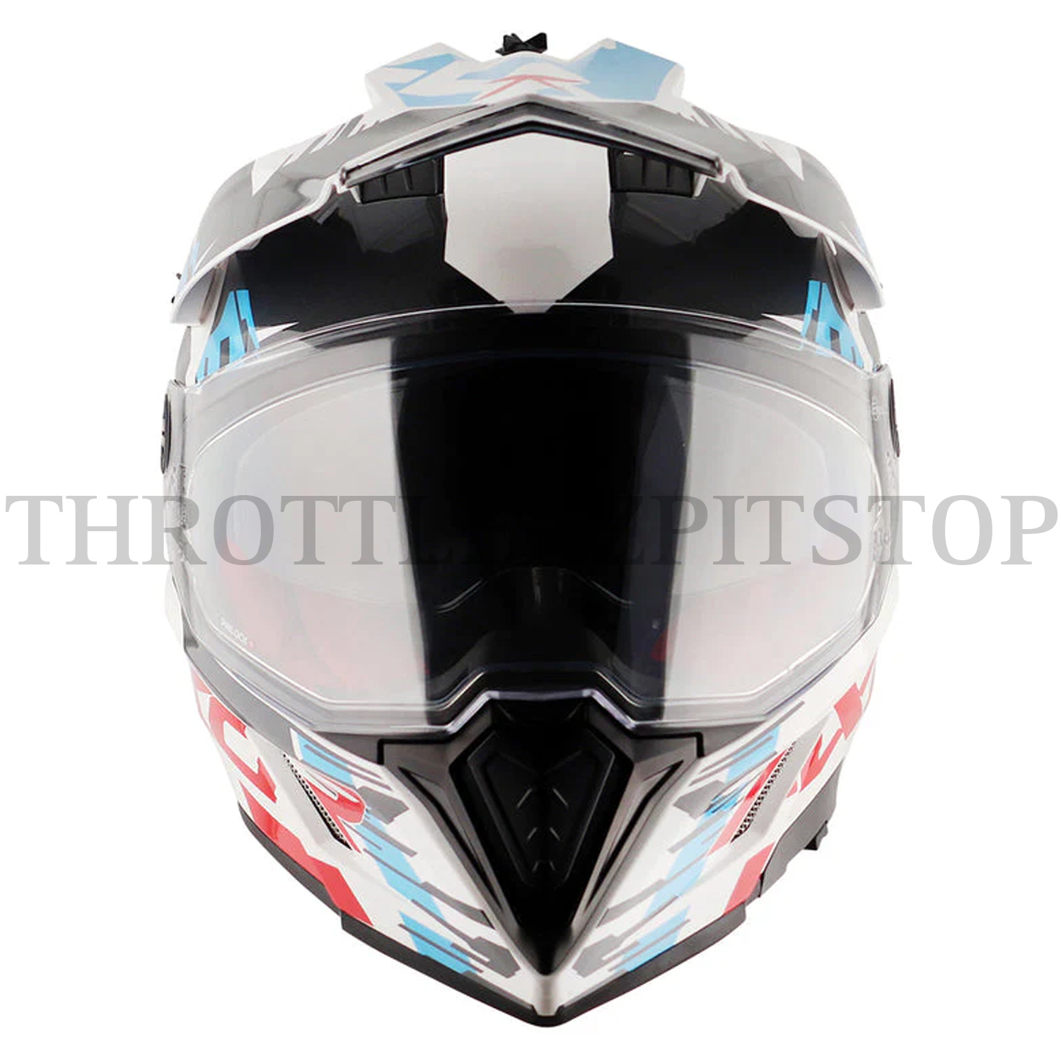 AXOR X-CROSS X1DUAL VISOR : WHITE/RED - Image 2