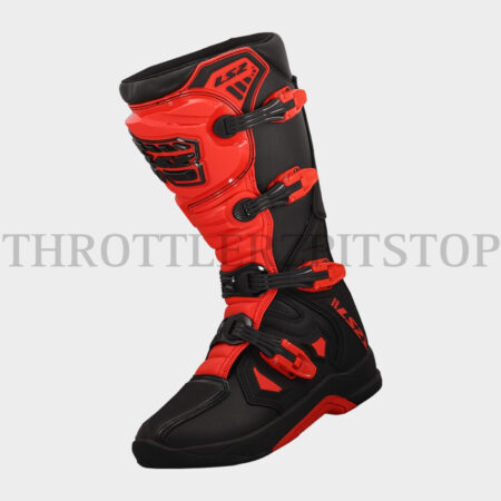 LS2 RAPTOR BOOT : BLACK / RED