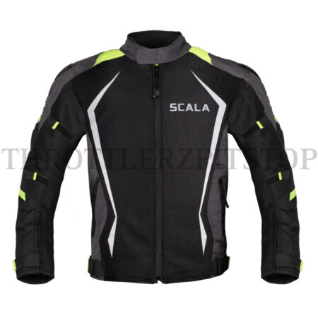 SCALA BRAVE JACKET : BLK/ NEON