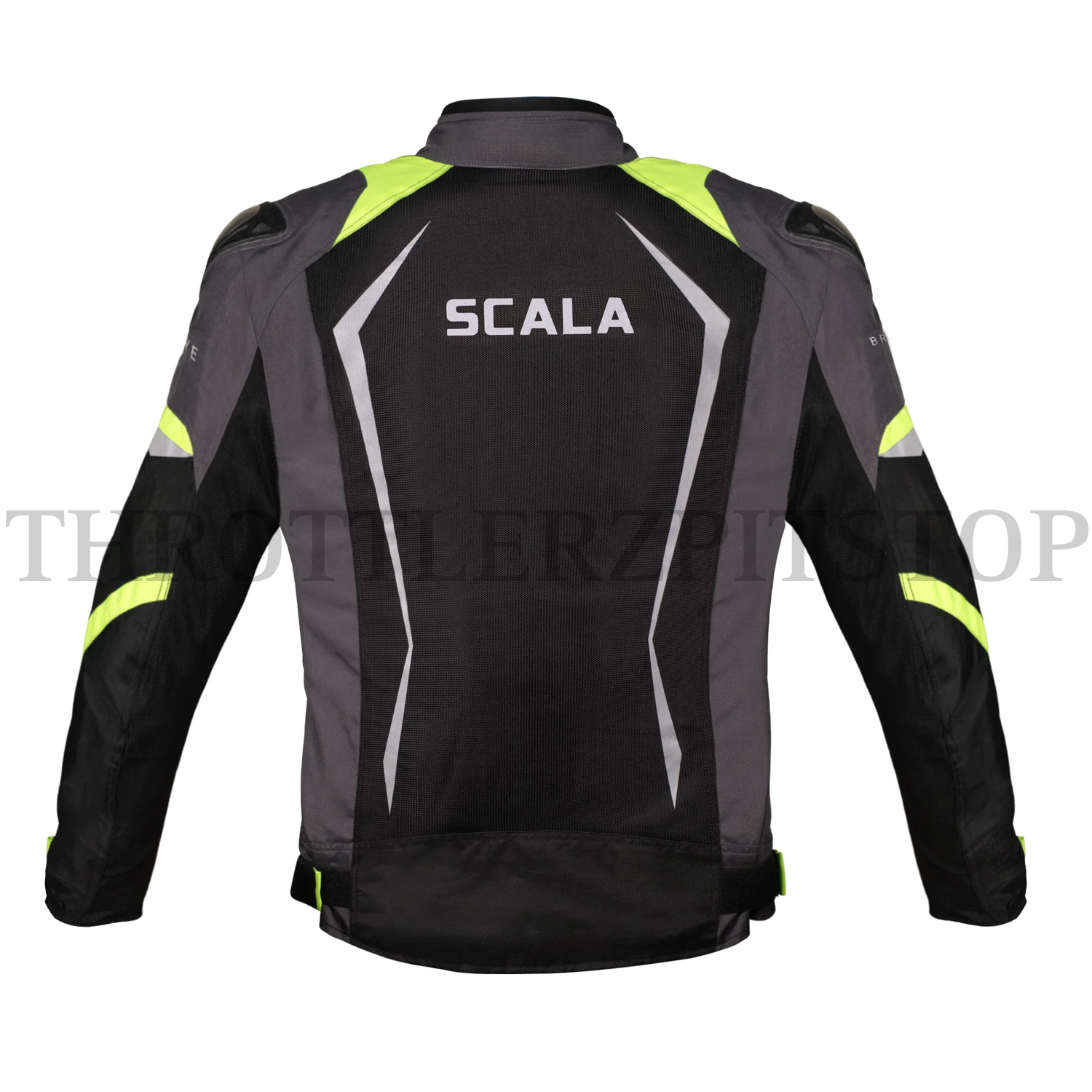 SCALA BRAVE JACKET : BLK/ NEON - Image 2