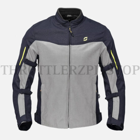 SOLACE THRIFT JACKET : BLUE/SILVER