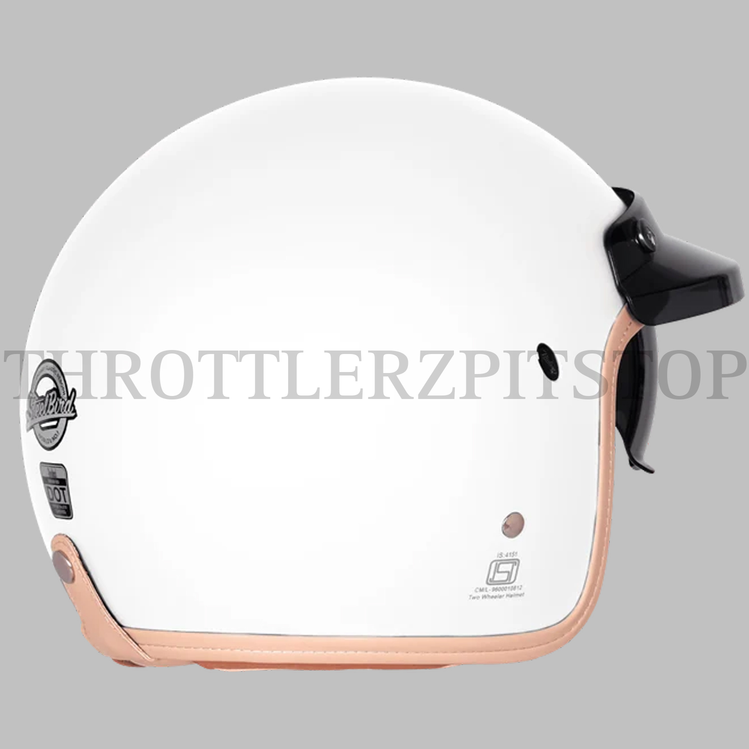 STEELBIRD VINTAGE 2.0 ISS 68: GLOSSY WHITE - Image 3
