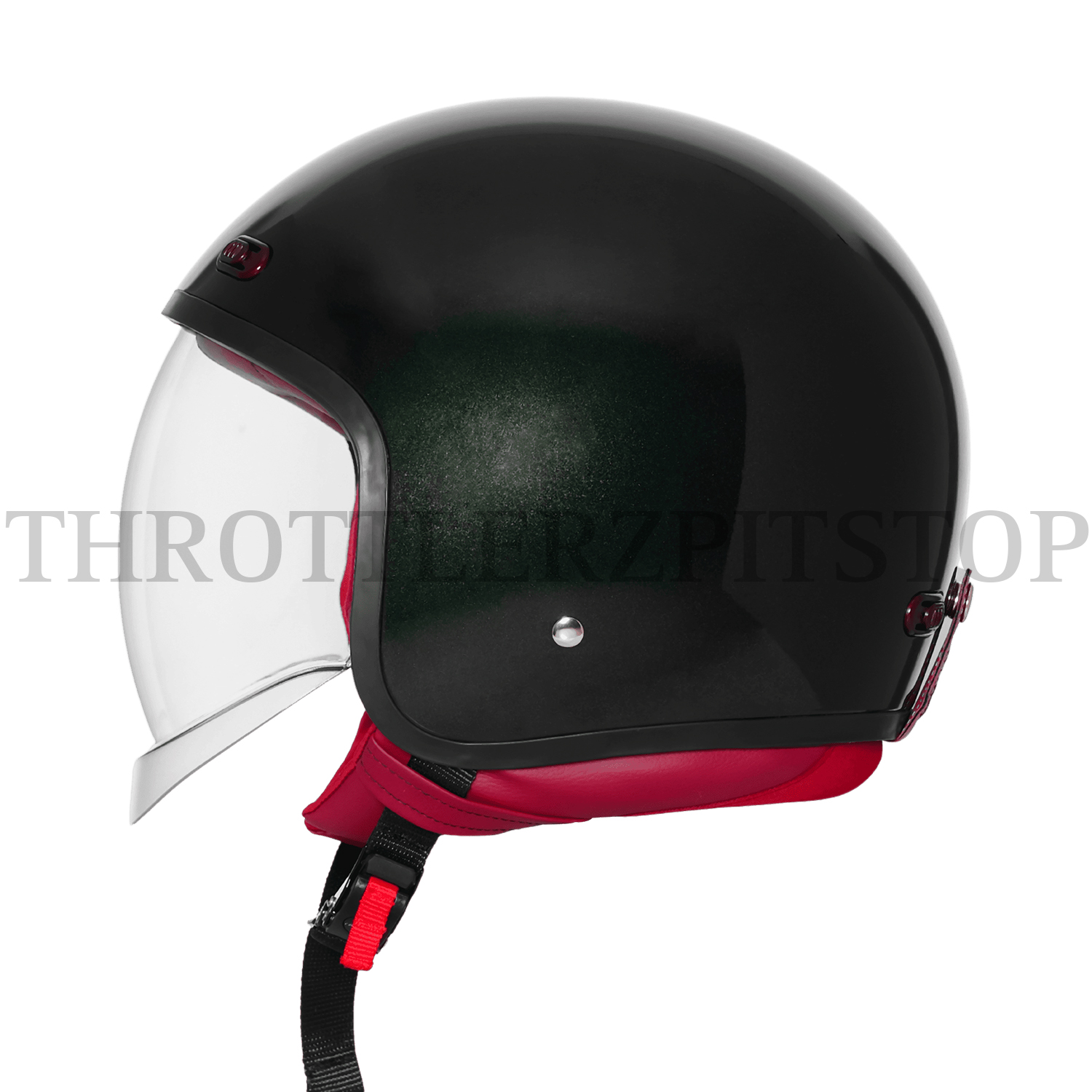 STEELBIRD VINTAGE 5.0 SBH 67 : EXOTIC GREEN (GLOSSY) - Image 3