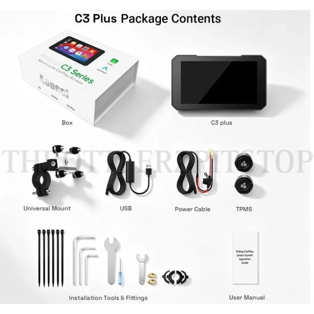 AOOCCI C3 PLUS ACTION CAMERA WITH DISPLAY
