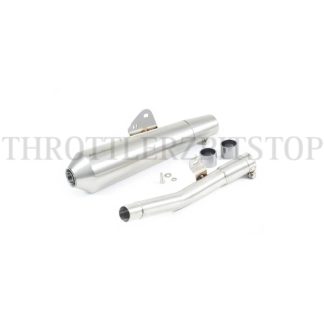 BEAR 650 EXHAUST POWER RAGE :BRUSHED SHIELD FINISH
