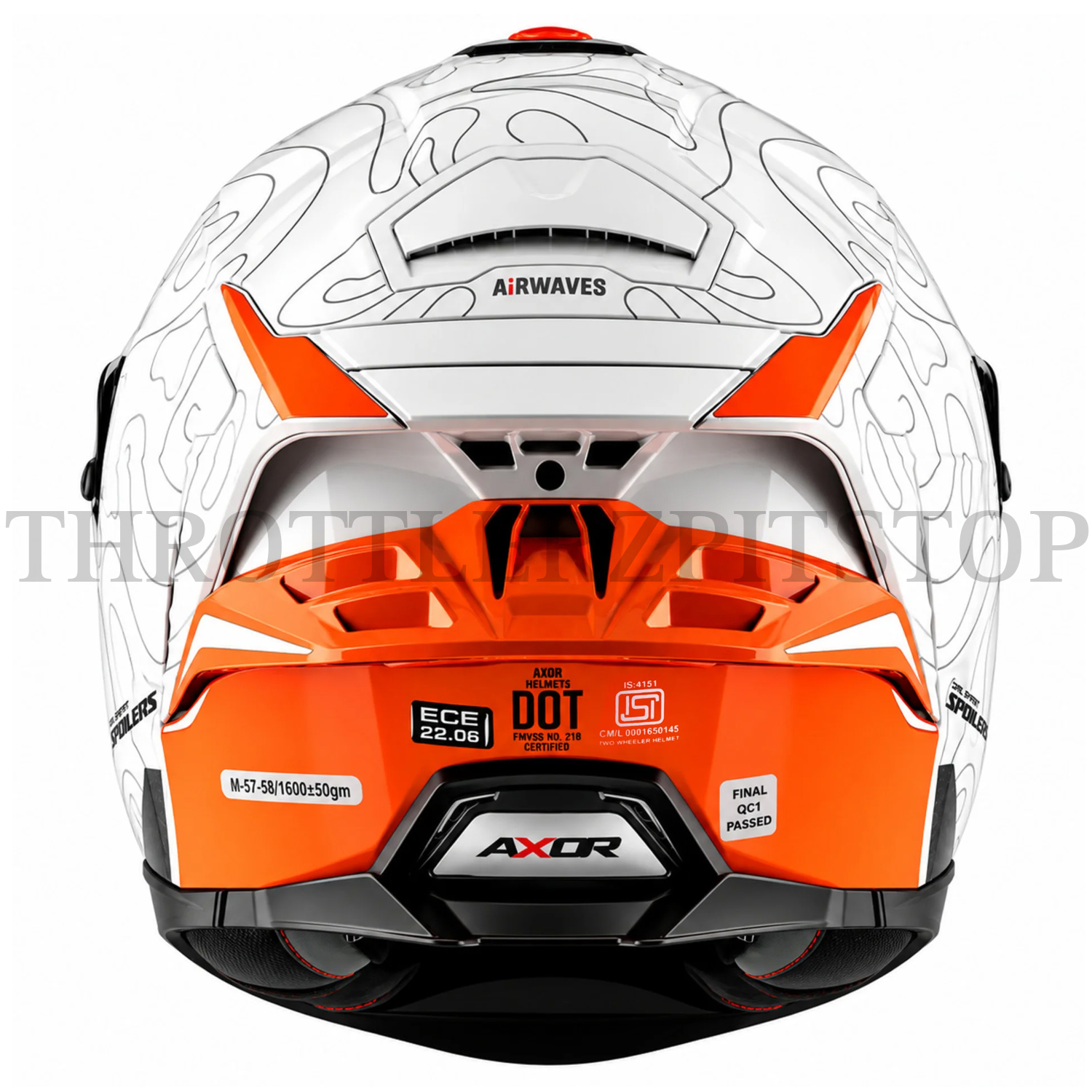 AXOR BRUTALE AIRWAVES : WHITE/ORANGE - Image 4